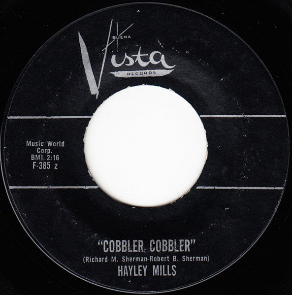 Hayley Mills : Let's Get Together (7", Single, Styrene, Ter)