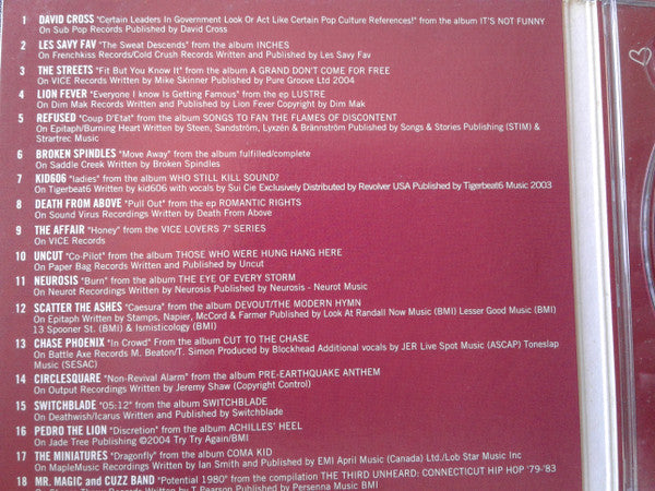 Various : Vice CD Presented By Virgin Mobile #4 (CD, Comp)