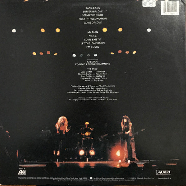 Cheetah (3) : Rock & Roll Women (LP, Album, Spe)