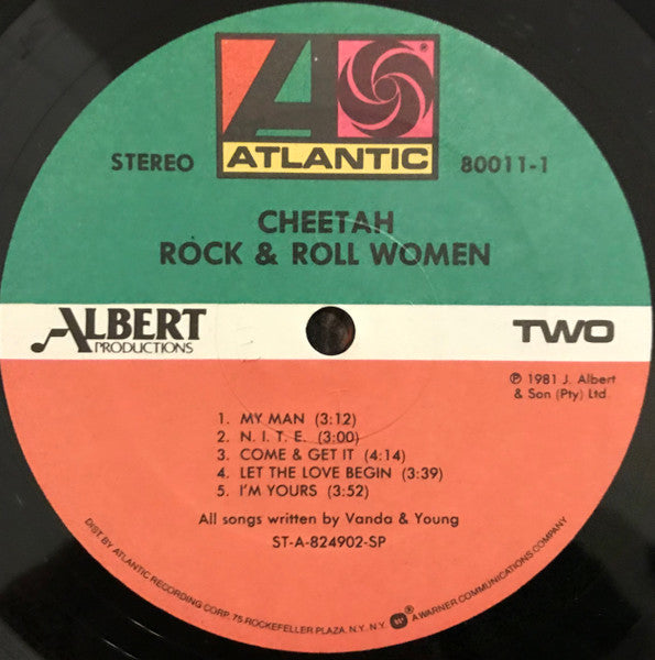 Cheetah (3) : Rock & Roll Women (LP, Album, Spe)