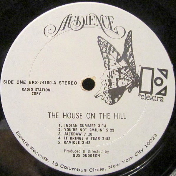 Audience (2) : The House On The Hill (LP, Album, Promo, Gat)