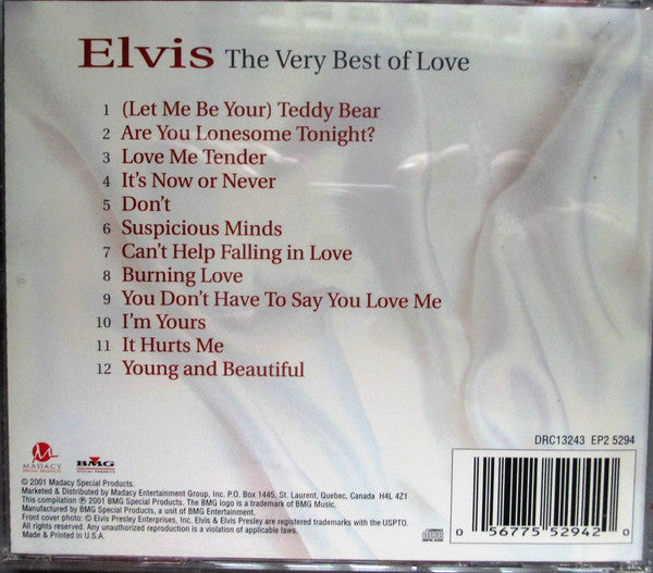 Elvis Presley : The Very Best Of Love (CD, Comp, RM)