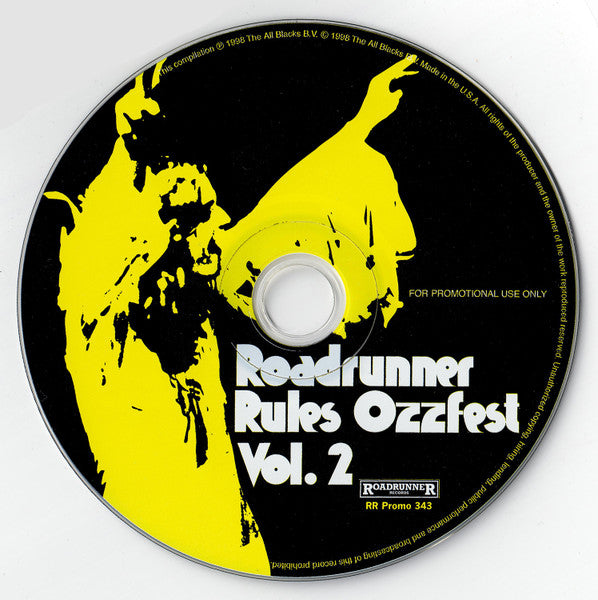Various : Roadrunner Rules Ozzfest Vol. 2 (CD, Comp, Promo)