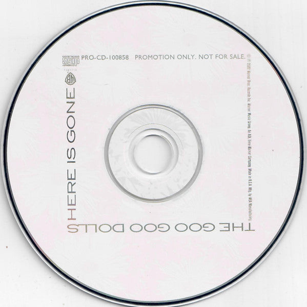 The Goo Goo Dolls* : Here Is Gone (CD, Single, Promo)