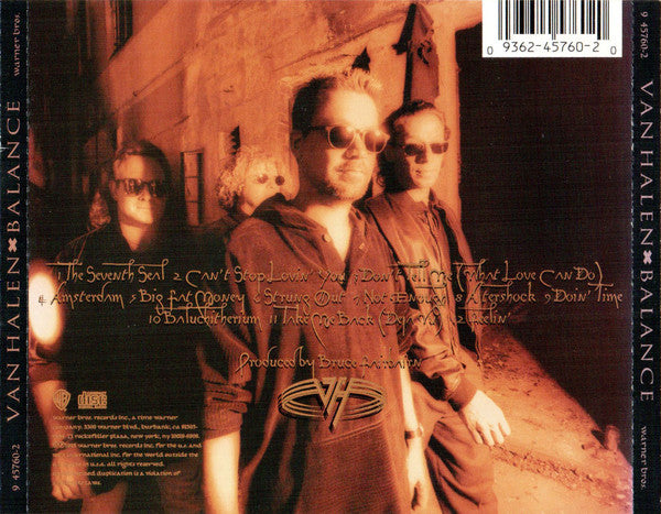 Van Halen : Balance (CD, Album)
