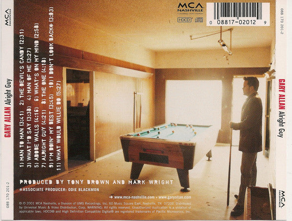 Gary Allan (2) : Alright Guy (HDCD, Album)