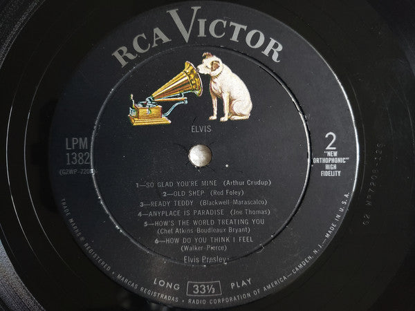 Elvis Presley : Elvis (LP, Album, Mono, Ind)