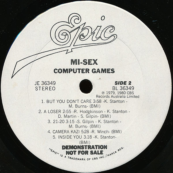 Mi-Sex : Computer Games (LP, Album, Promo, San)