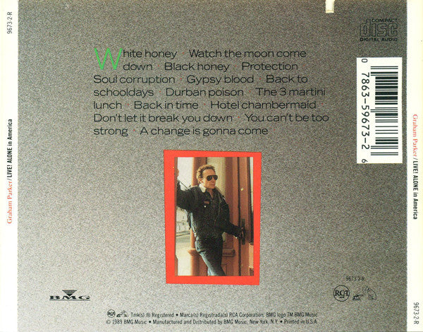 Graham Parker : Live! Alone In America (CD, Album)