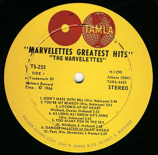 The Marvelettes : Greatest Hits (LP, Comp)