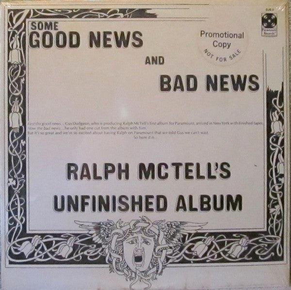Ralph McTell : Ralph McTell's Unfinished Album (12", Single, Promo)