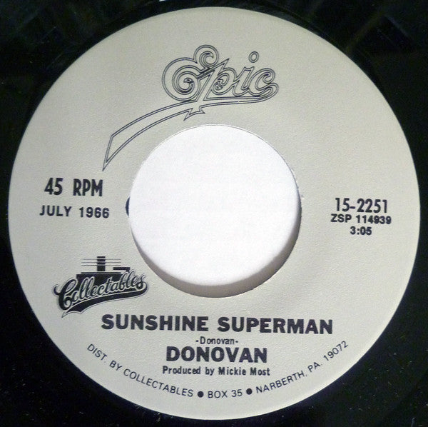 Donovan : Mellow Yellow / Sunshine Superman (7", Single)