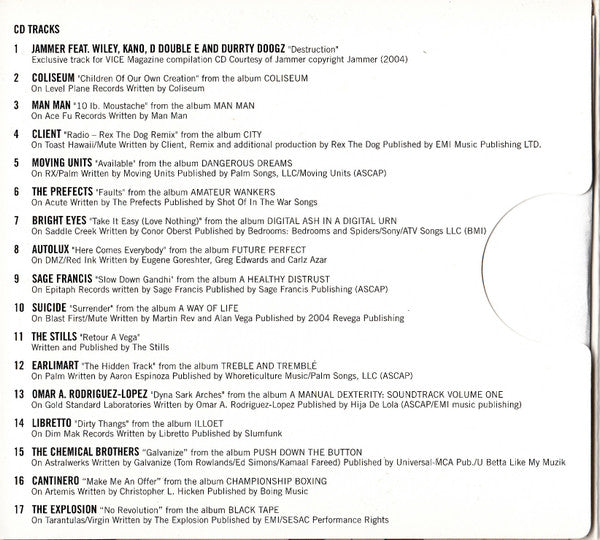 Various : Vice CD/DVD #11 Presented By Original Penguin (Volume 11 Number 11) (CD, Comp + DVD, Comp)