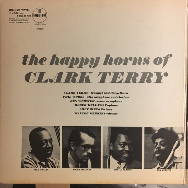 Clark Terry : The Happy Horns Of Clark Terry (LP, Album, Club, RP, Gat)