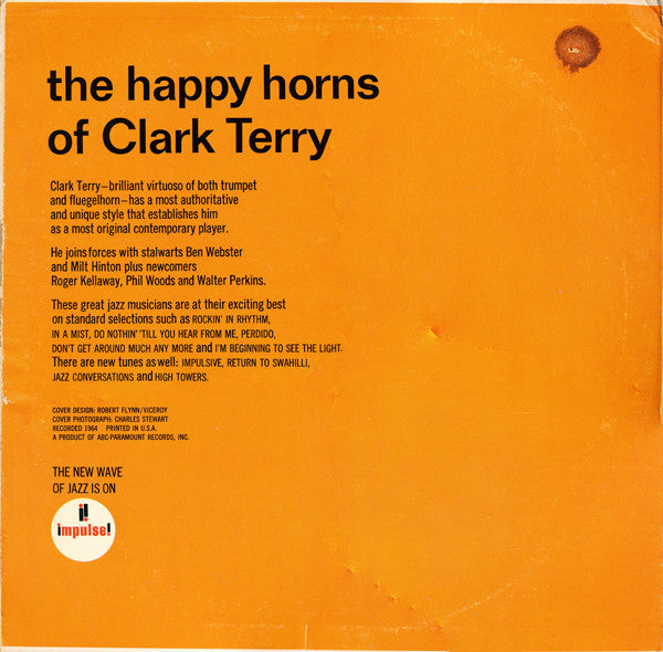 Clark Terry : The Happy Horns Of Clark Terry (LP, Album, Club, RP, Gat)