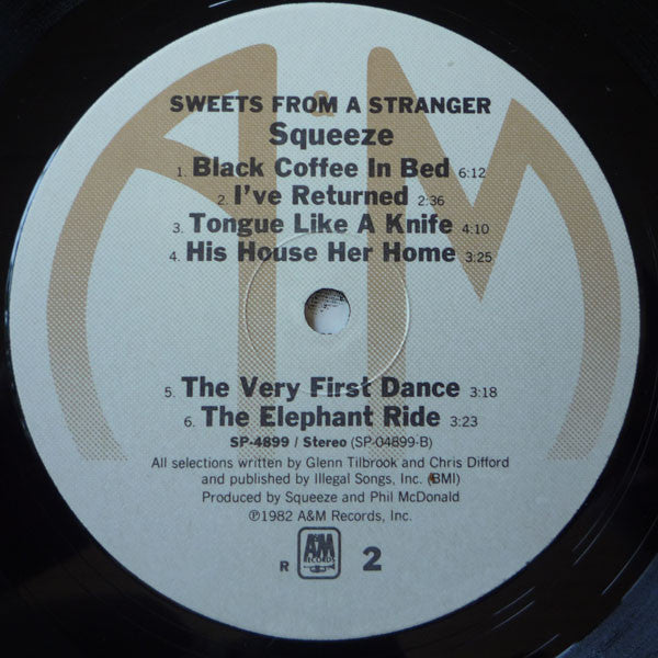 Squeeze (2) : Sweets From A Stranger (LP, Album, R -)
