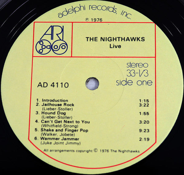 The Nighthawks (3) : Nighthawks Live (LP)