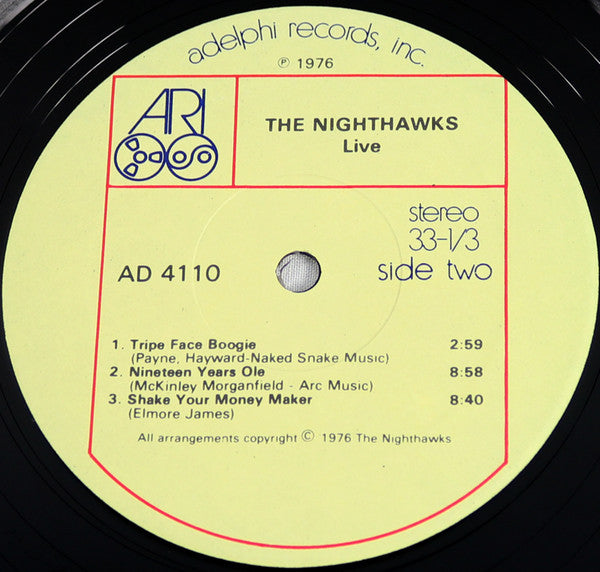 The Nighthawks (3) : Nighthawks Live (LP)