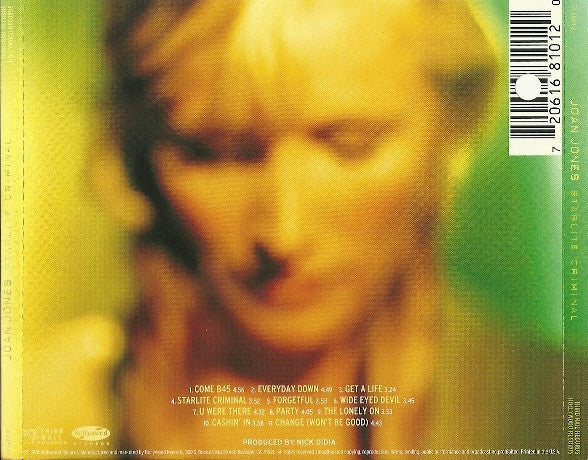 Joan Jones : Starlite Criminal (CD, Album)