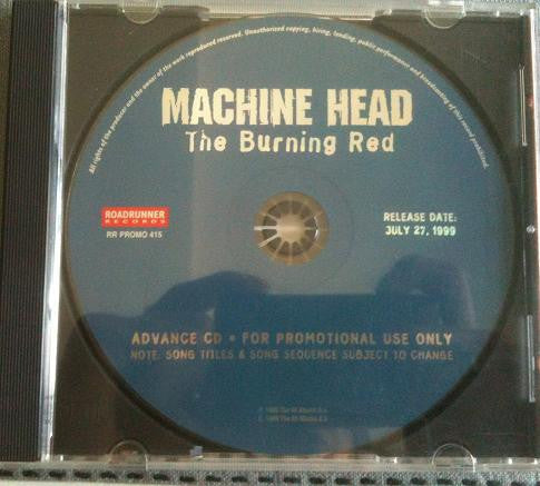 Machine Head (3) : The Burning Red (CD, Album, Promo)