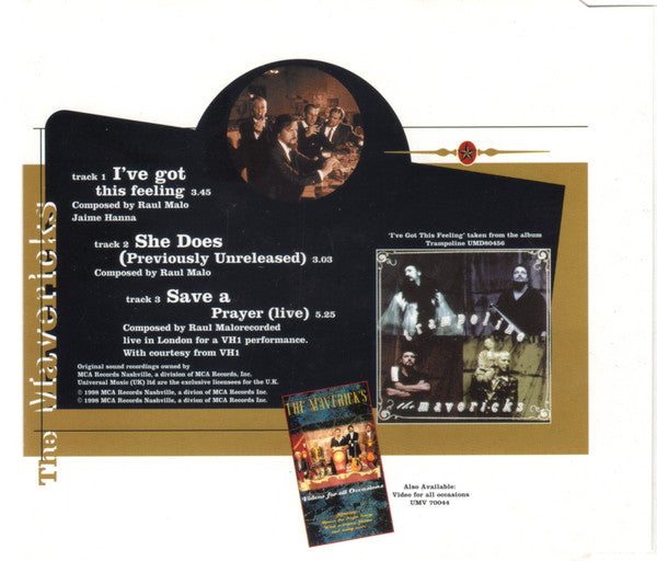 The Mavericks : I've Got This Feeling (CD, Single)