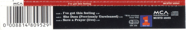 The Mavericks : I've Got This Feeling (CD, Single)