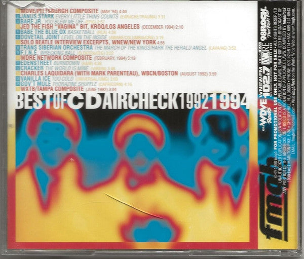 Various : Best of CD Aircheck 1992-1994 (CD)