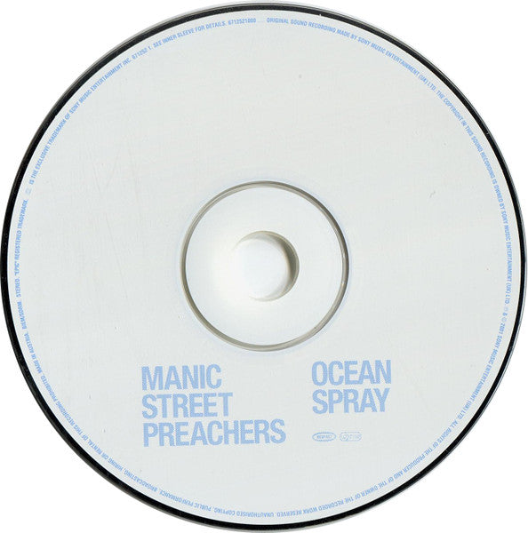 Manic Street Preachers : Ocean Spray (CD, Single, Car)