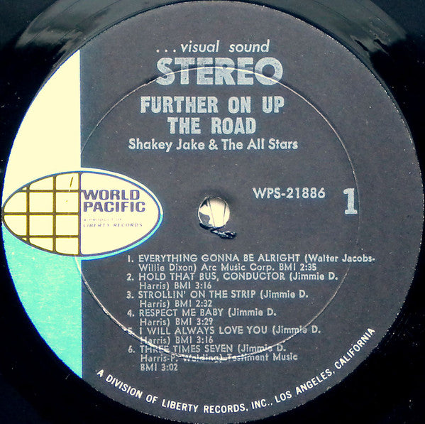 Shakey Jake And The Allstars : Further On Up The Road (LP, Album)