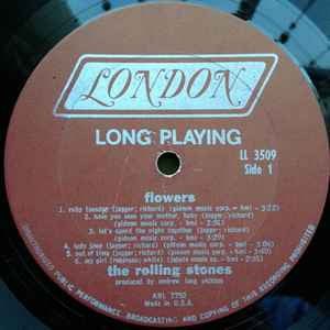 The Rolling Stones : Flowers (LP, Comp, Mono)