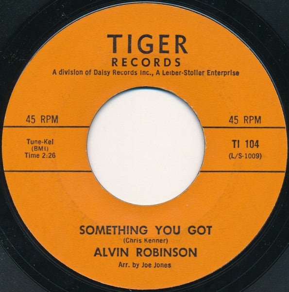 Alvin Robinson : Something You Got / Searchin' (7", Single)