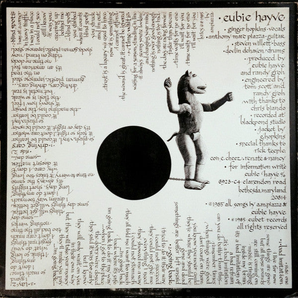 Eubie Hayve : Eubie Hayve (LP, Album)
