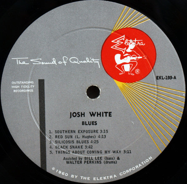Josh White : Spirituals & Blues (LP, Mono)