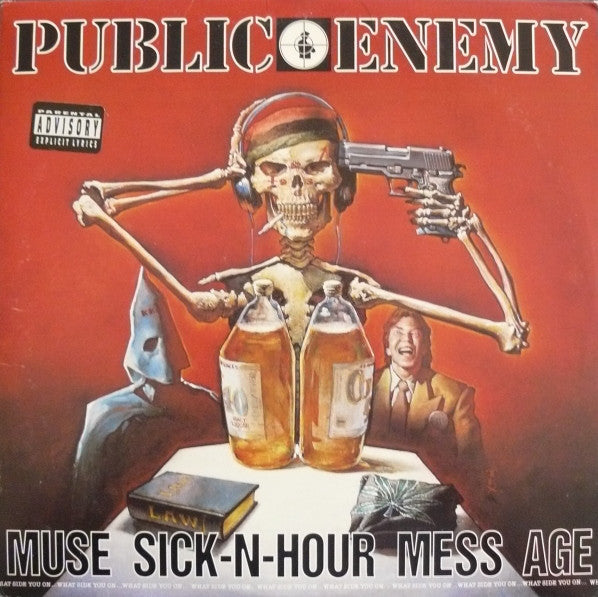 Public Enemy : Muse Sick-N-Hour Mess Age (2xLP, Album, Gat)