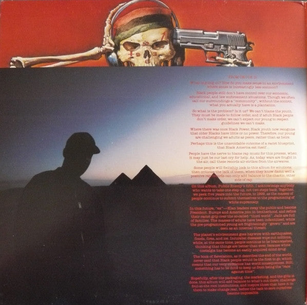 Public Enemy : Muse Sick-N-Hour Mess Age (2xLP, Album, Gat)