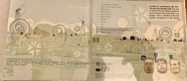 Medeski Martin & Wood : End Of The World Party (Just In Case) (CD, Album, Promo, Jew)