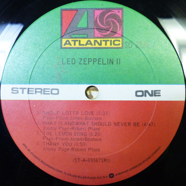 Led Zeppelin : Led Zeppelin II (LP, Album, RP, Gat)