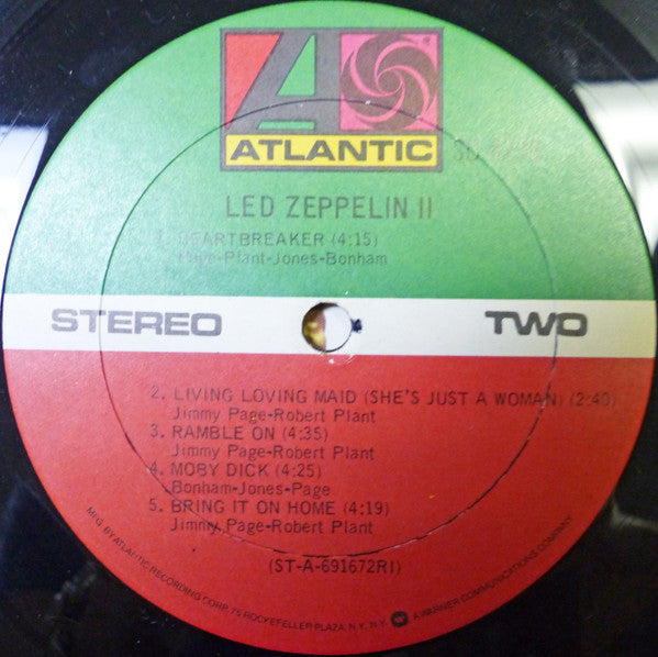 Led Zeppelin : Led Zeppelin II (LP, Album, RP, Gat)