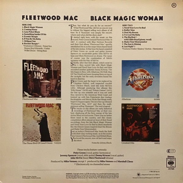 Fleetwood Mac : Black Magic Woman (LP, Comp)