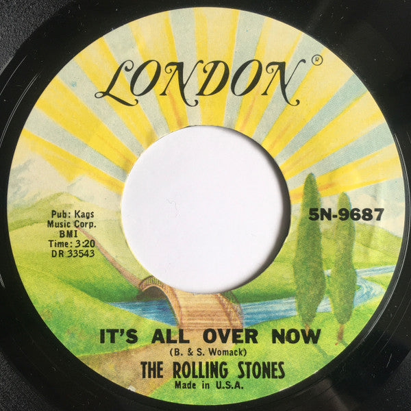 The Rolling Stones : It's All Over Now / Good Times Bad Times (7", Single, RE)