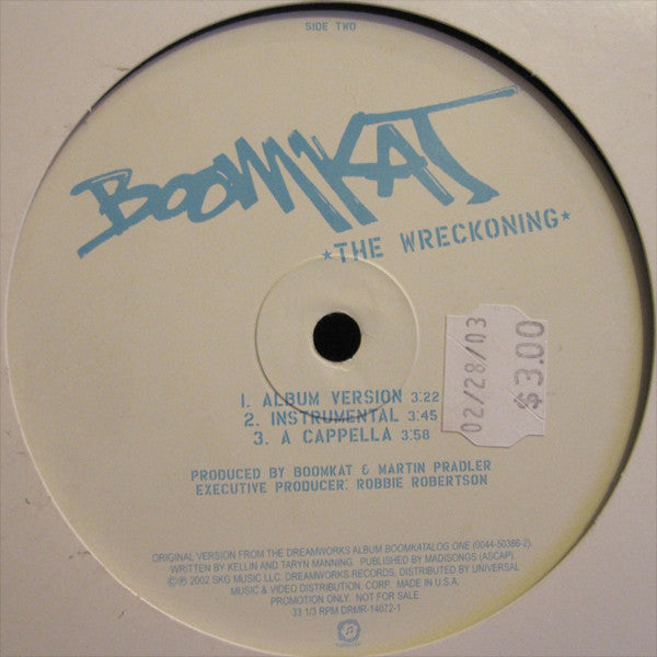 Boomkat : The Wreckoning (12")