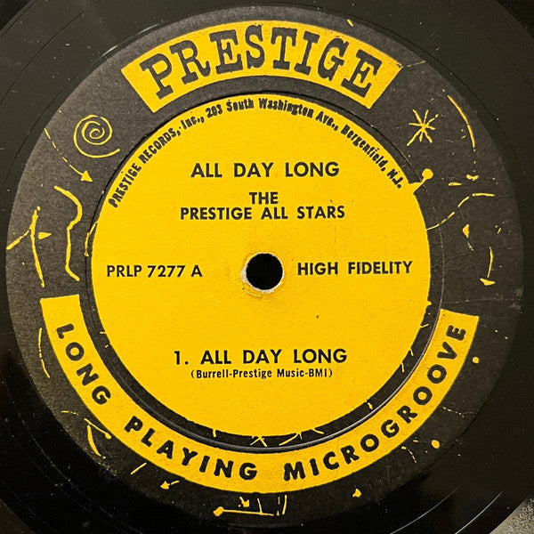 The Prestige All Stars : All Day Long (LP, Album, Mono, RE)