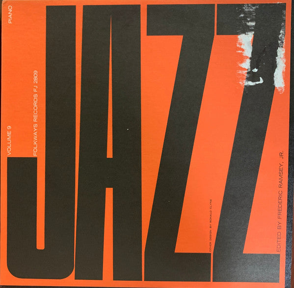 Various : Jazz Volume 9: Piano (LP, Album, Comp, Mono)