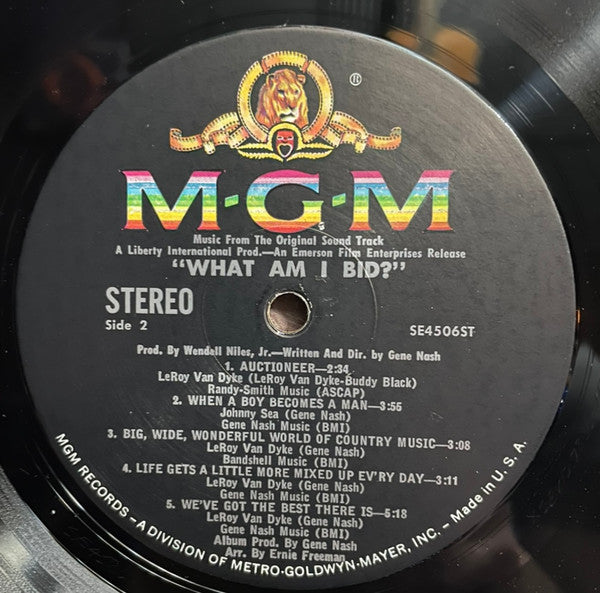 Various : Music From The Original Sound Track "What Am I Bid?" (LP, Comp, MGM)