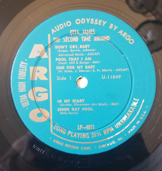 Etta James : The Second Time Around (LP, Mono)