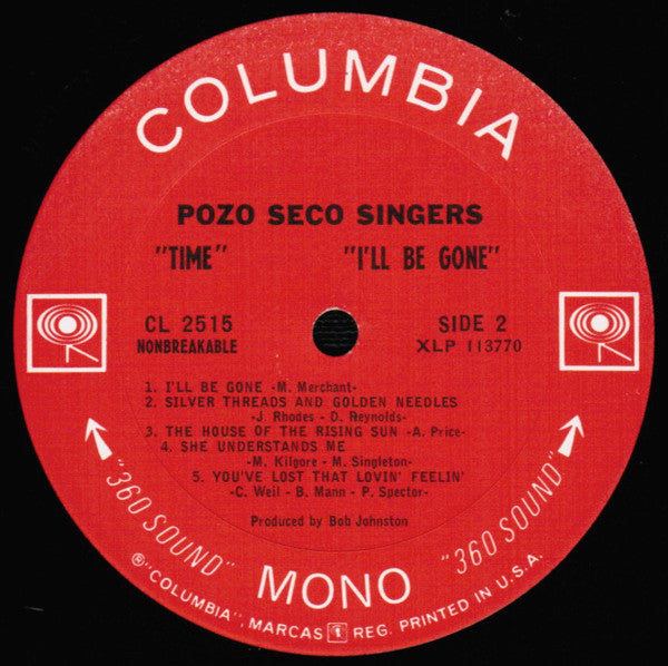 The Pozo-Seco Singers : Time (LP, Album, Mono)