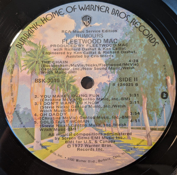 Fleetwood Mac : Rumours (LP, Album, Club, RCA)