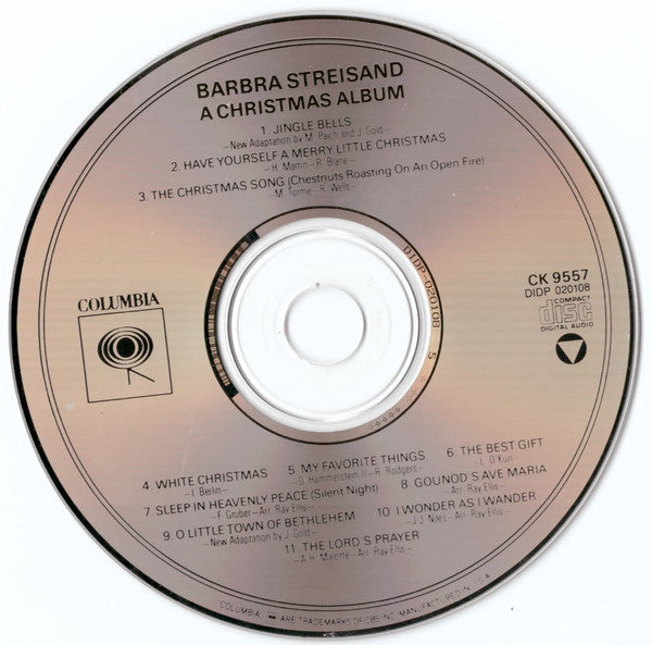 Barbra Streisand : A Christmas Album (CD, Album, RE, RM)