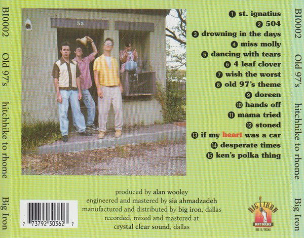 Old 97's : Hitchhike To Rhome (CD, Album, RP)