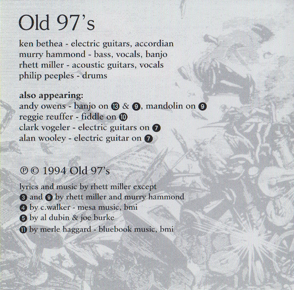 Old 97's : Hitchhike To Rhome (CD, Album, RP)